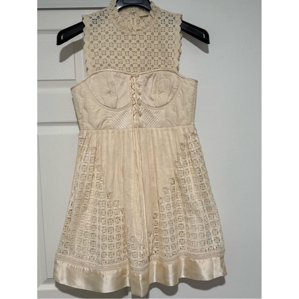 Ulla Johnson Women’s Sabrina Dress in Ivory/Off White size 8 NEW